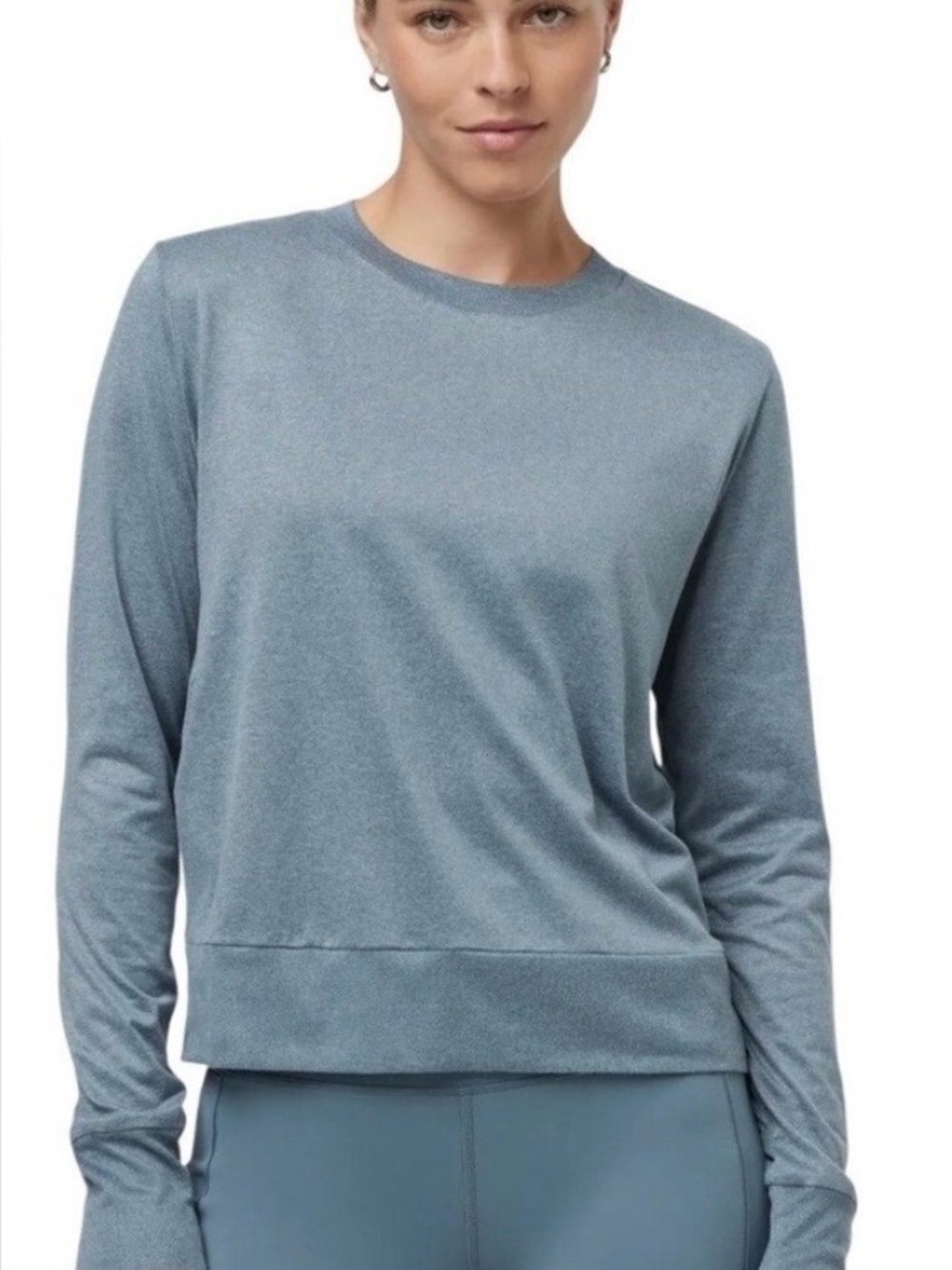 Vuori Like New Daydream Crew Long Sleeved Shirt Size XS Blue